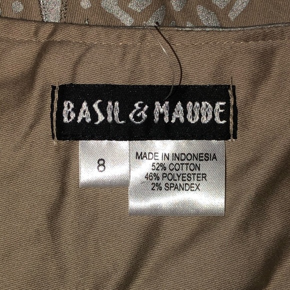 Beautiful Basil & Maude Skirt Sz. 8 - Picture 3 of 7